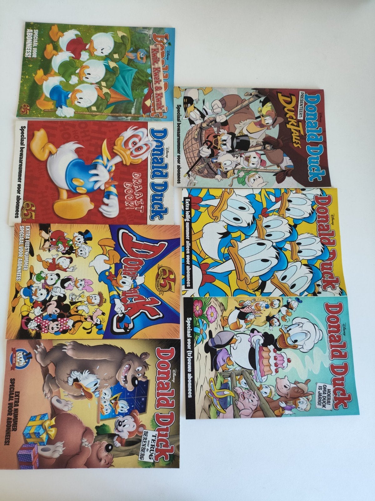 Donald Duck - Speciale uitgaven voor abonnees 2017-2018, Meerdere stripboeken, Ophalen of Verzenden, Gelezen