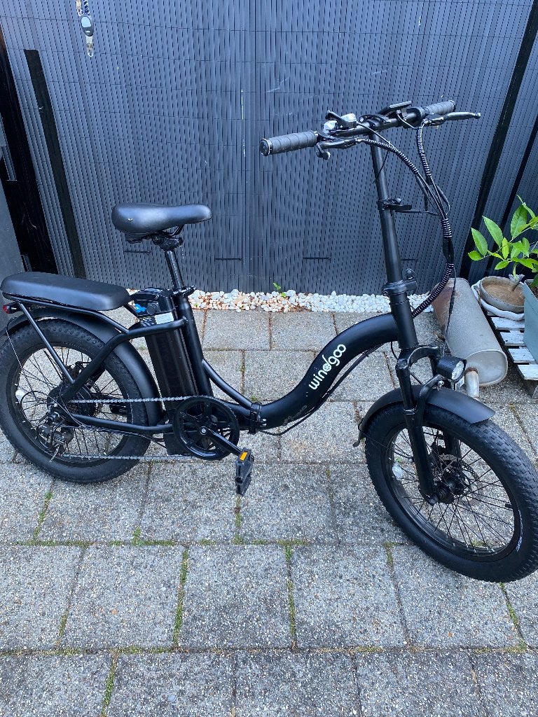 Windgoo E20 elektrische vouwfiets, Zo goed als nieuw, 59 cm of meer, 50 km per accu of meer, Ophalen