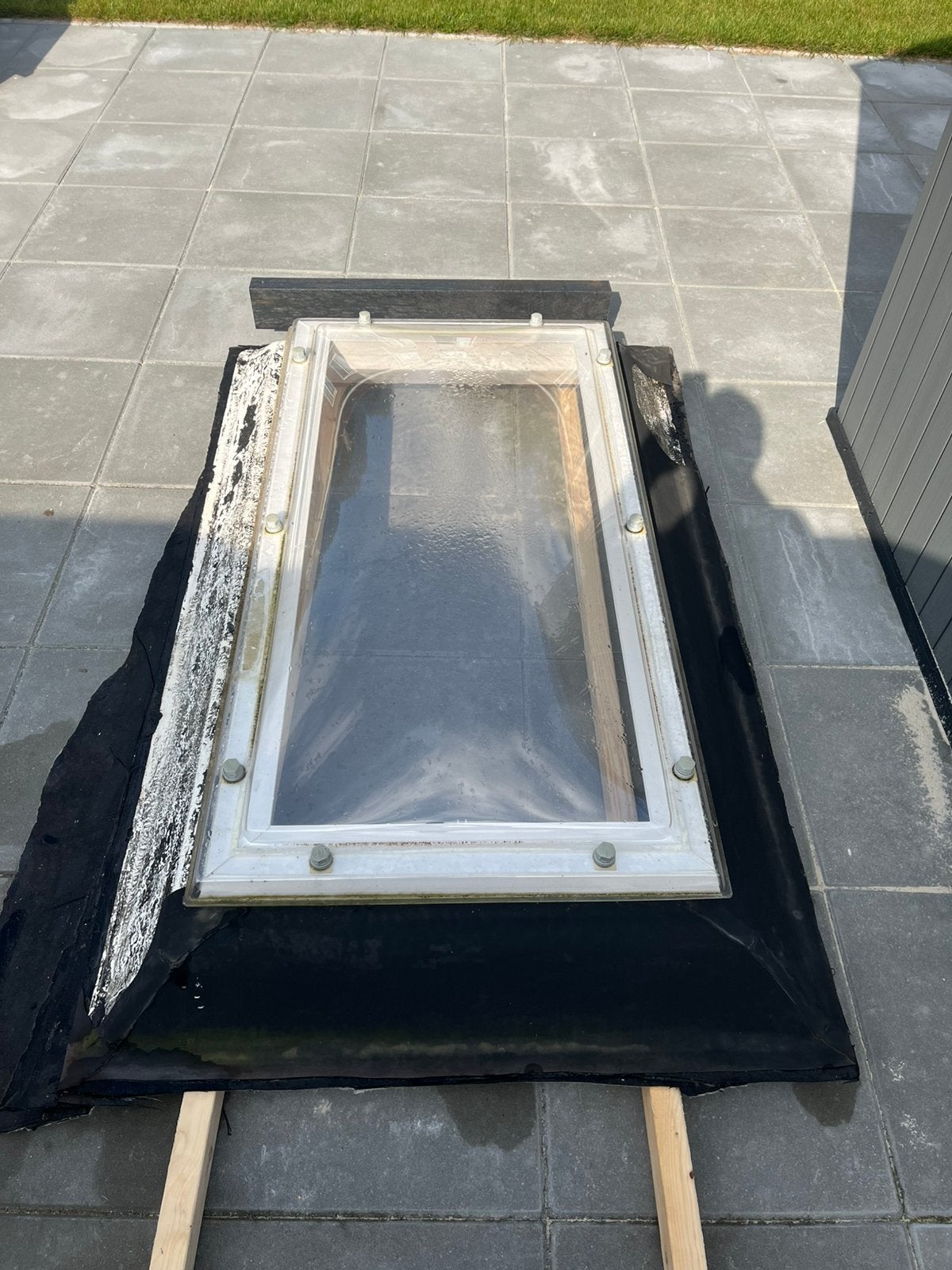 Lichtkoepel dakraam met ventilatiestand dubbelwandig, Ophalen, Zo goed als nieuw, Dakraam