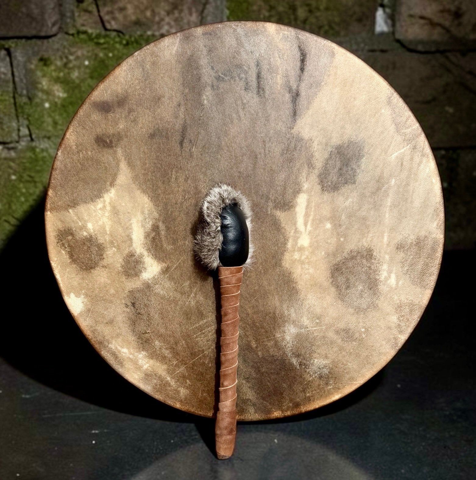 Sjamanendrum Nubusche Geit 52 cm MEGAKLANK, Ophalen of Verzenden, Nieuw, Trommel