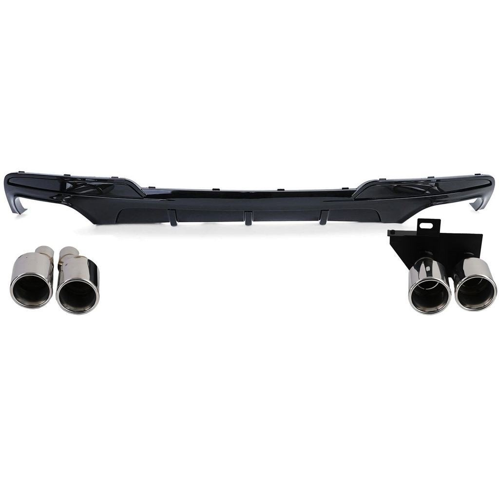Spert Diffuser Glans Zwart Chrome Sierstuk Voor Bmw 5 Serie, Auto diversen, Verzenden, Automotive Parts, A.parts@hotmail.nl, Trasmolenlaan 12 3447 GZ Woerden