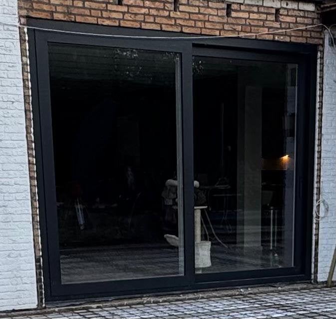 Aluminium schuifpui te koop, Doe-het-zelf en Verbouw, Ophalen, Gebruikt, 225 cm of meer, Aluminium