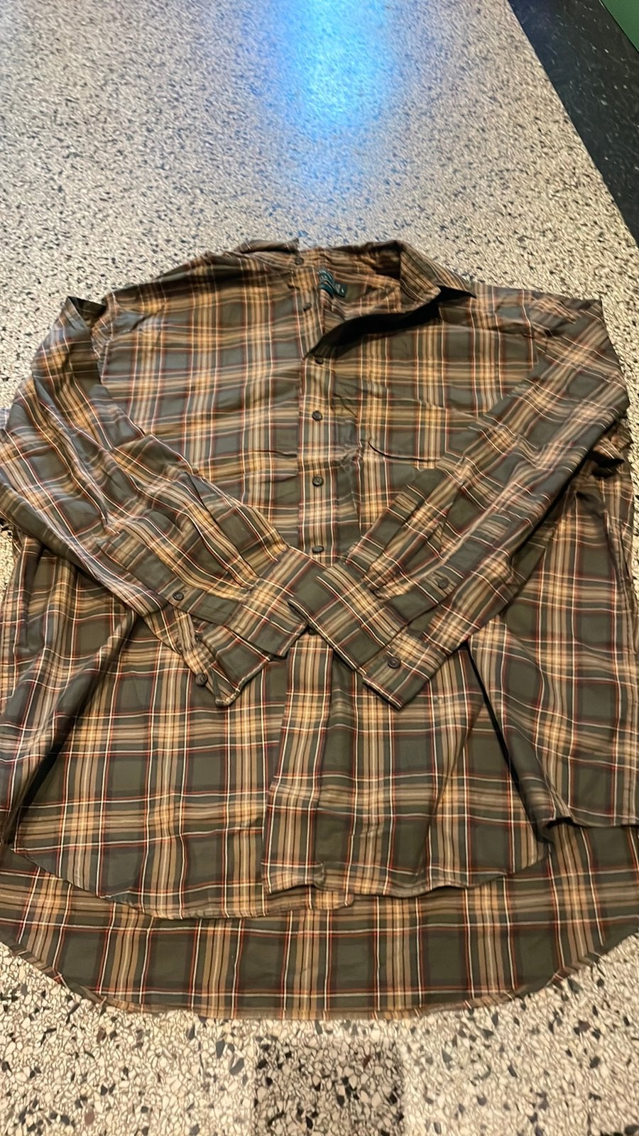 Filson Co blouse, Ophalen of Verzenden, Gedragen, Groen, Halswijdte 41/42 (L)