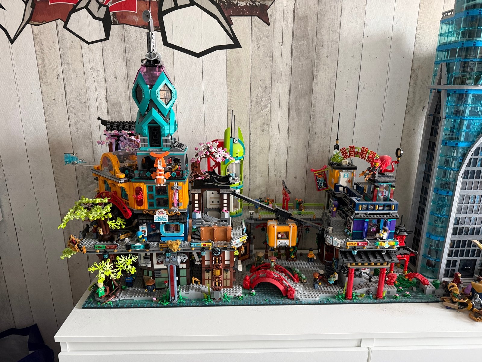LEGO 71799 en 71741 Ninjago stadsmarkten en citygardens, Ophalen, Gebruikt, Overige merken
