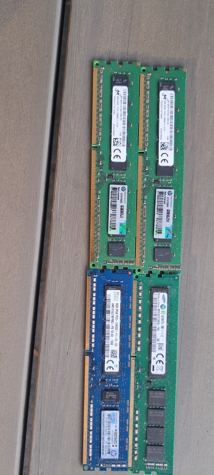 ddr3 ecc 8 gig 4sticks, Computers en Software, Ophalen, Server, 8 GB, DDR3