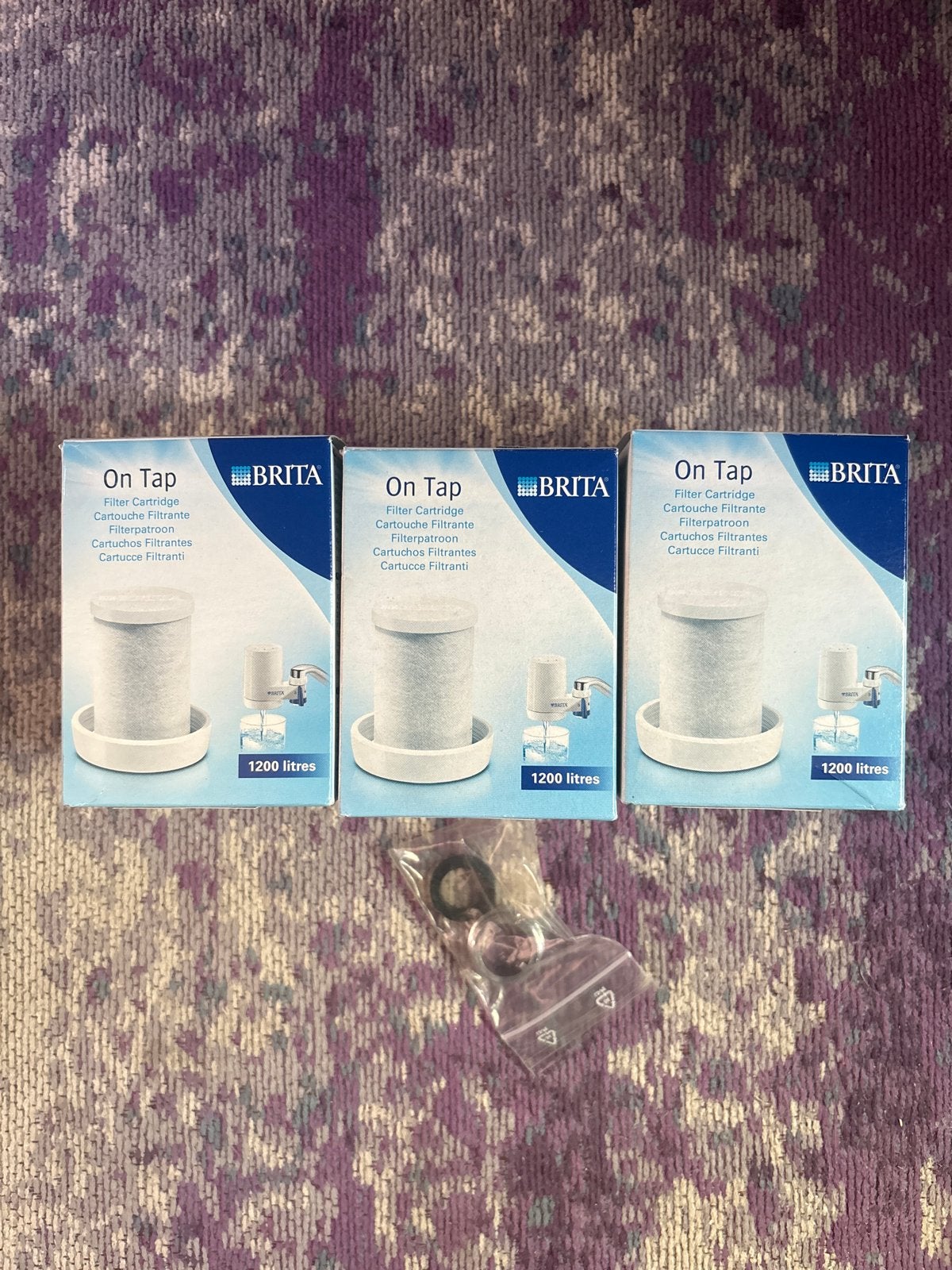 BRITA On Tap Waterfilter met 3 filterpatronen, Ophalen of Verzenden, Zo goed als nieuw, Waterkoeler