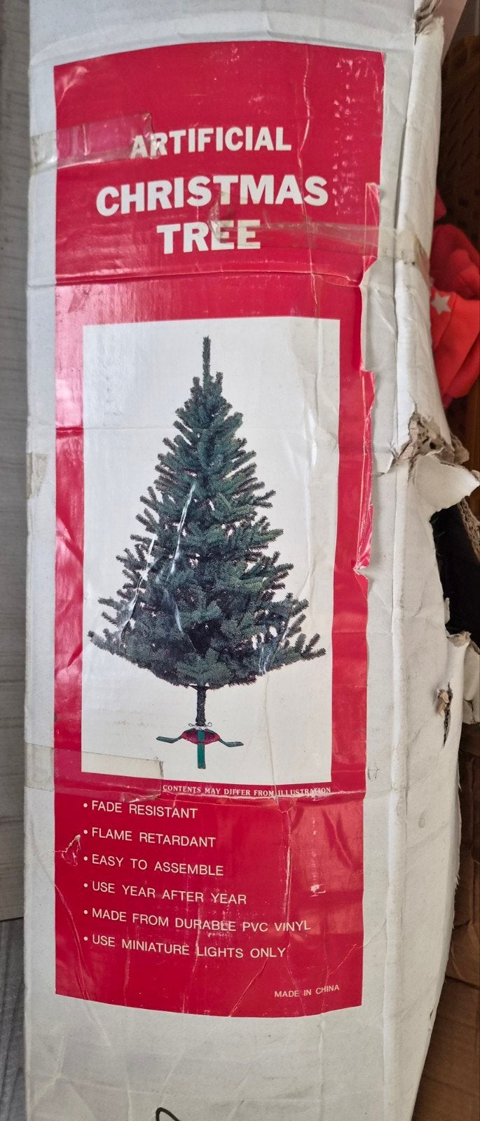 kunstboom kerstboom, Ophalen of Verzenden