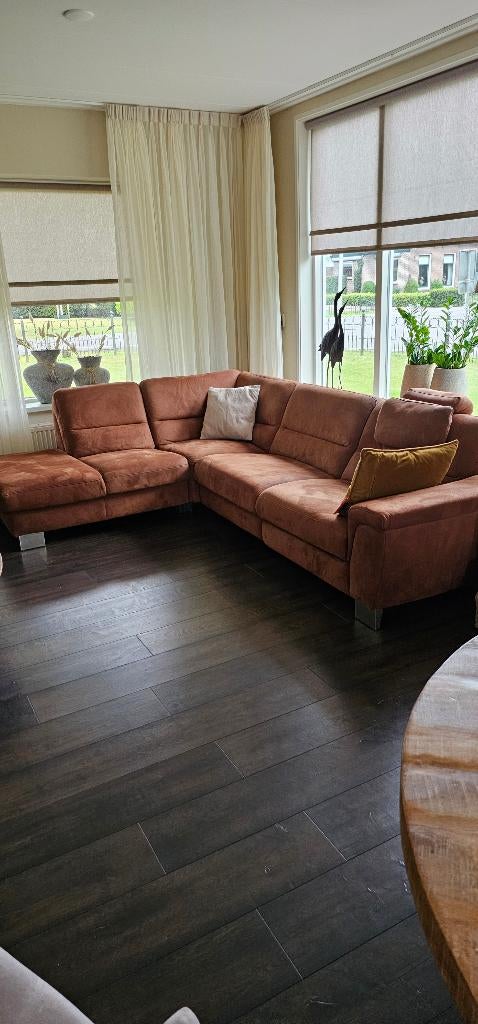 Bankstel, Huis en Inrichting, Banken | Bankstellen, Ophalen, Gebruikt, Hoekbank, 75 tot 100 cm