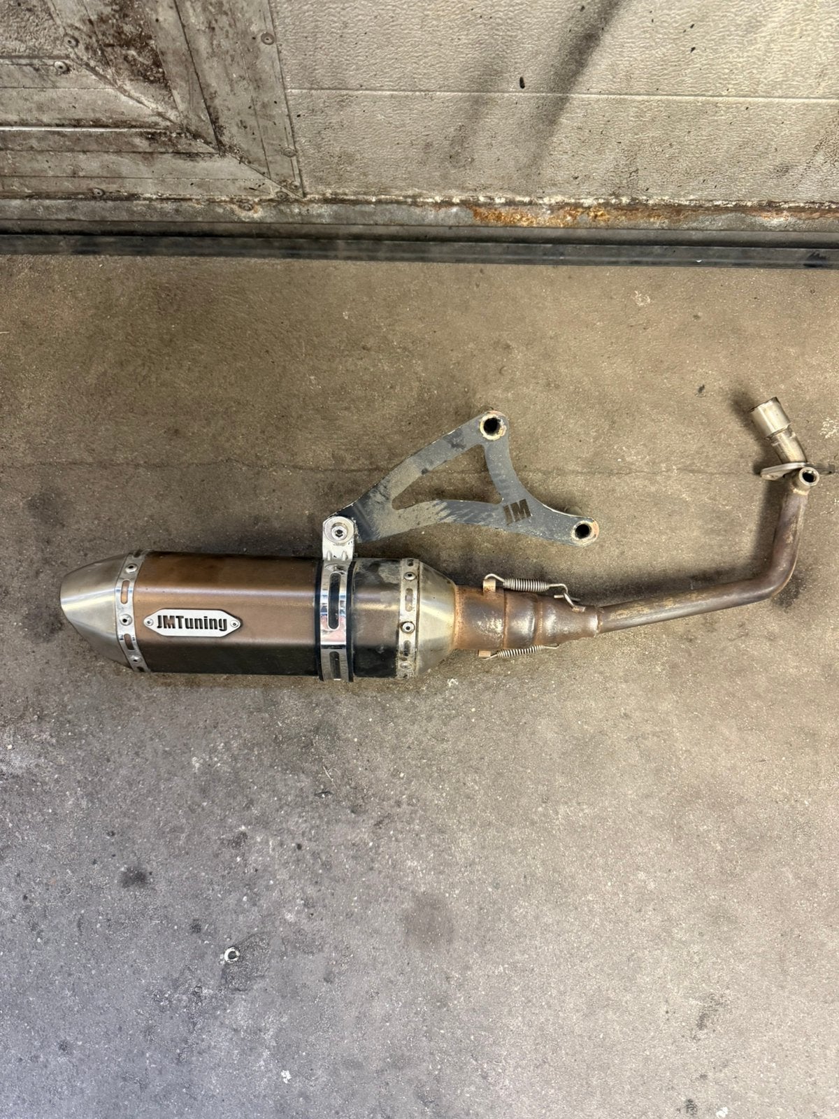 JMTuning Uitlaat Vespa Sprint/Piaggio Zip Euro-5 gebruikt, Gebruikt, JMtuning, Nederland, Info@rvsuitlaatdelen.nl