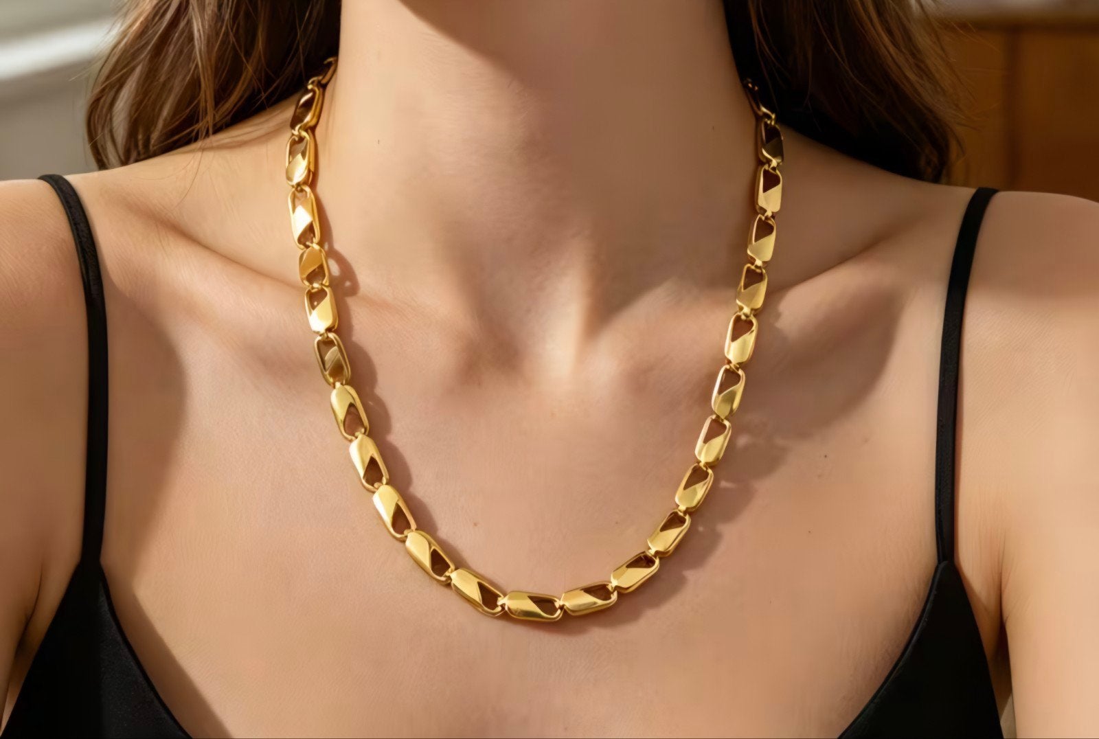 Exclusieve ketting, Ophalen of Verzenden, Nieuw, Goud, Overige materialen