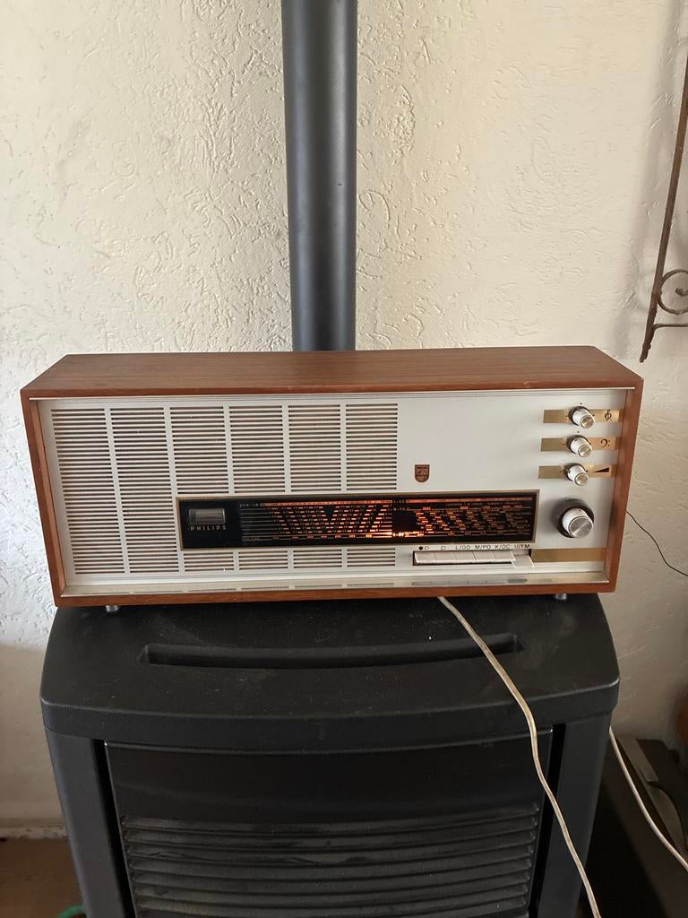 Vintage Philips transistor radio- Klassieke wereldontvanger, Ophalen of Verzenden, Gebruikt, Radio