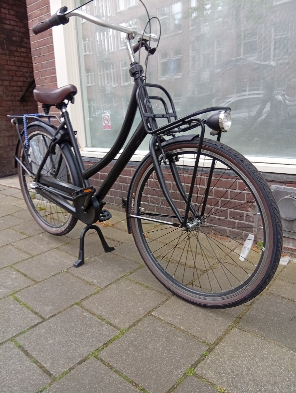 Stevige transportfiets 3 versnelling, Fietsen en Brommers, Fietsen | Dames | Omafietsen, Terugtraprem, 53 tot 56 cm, Versnellingen