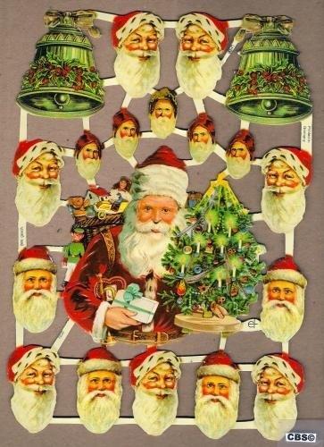Kerstmankopjes & klokken poëzieplaatjes 7220, Ophalen of Verzenden