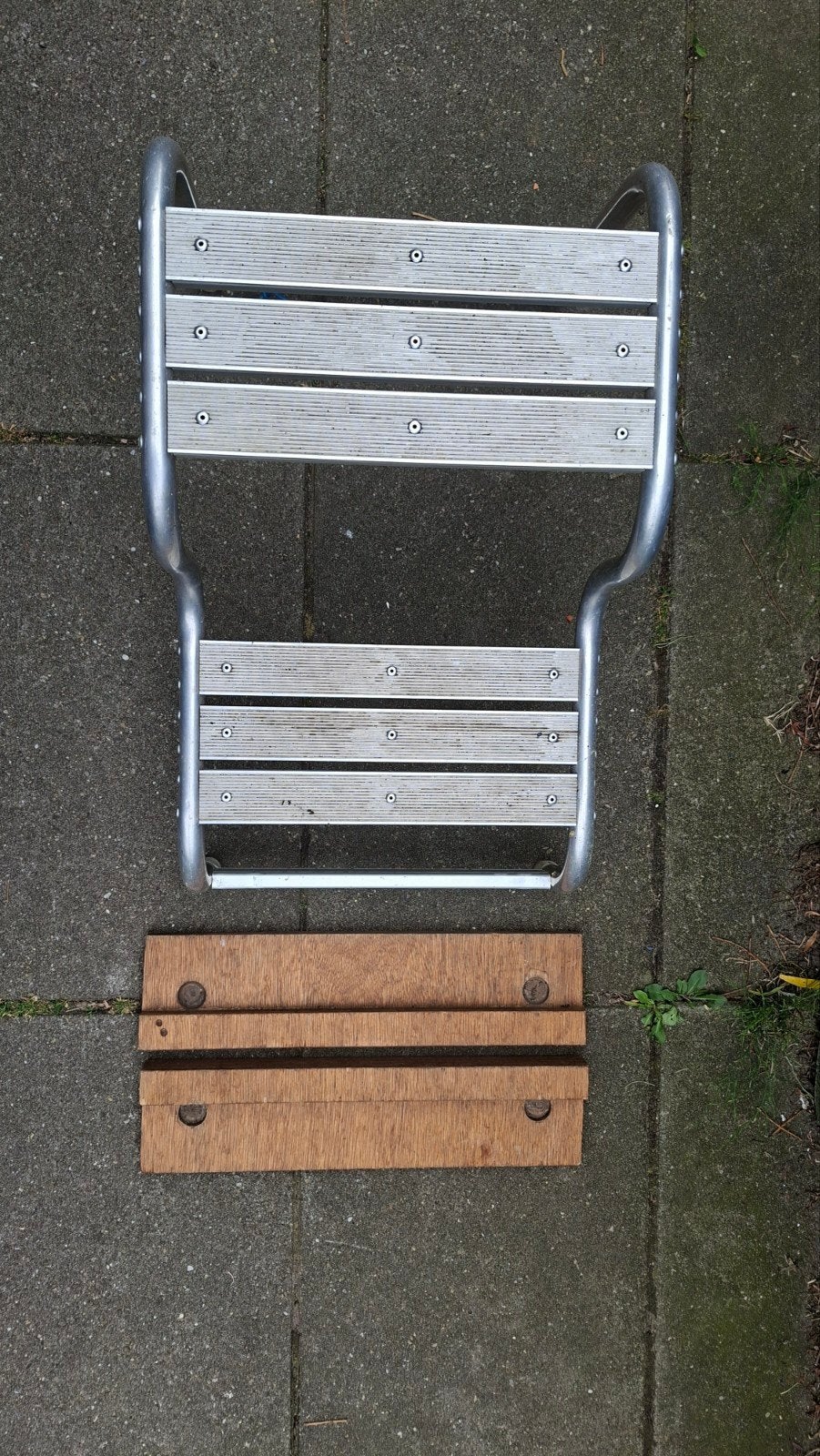 Aluminium Opstapje Caravan B40 x L60 x H37 cm, Caravans en Kamperen, Ophalen