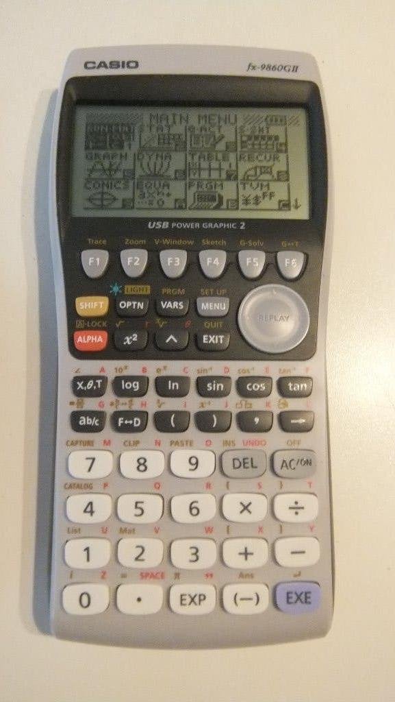 Casio Rekenmachine fx-9860GII., Ophalen of Verzenden, Grafische rekenmachine, Zo goed als nieuw