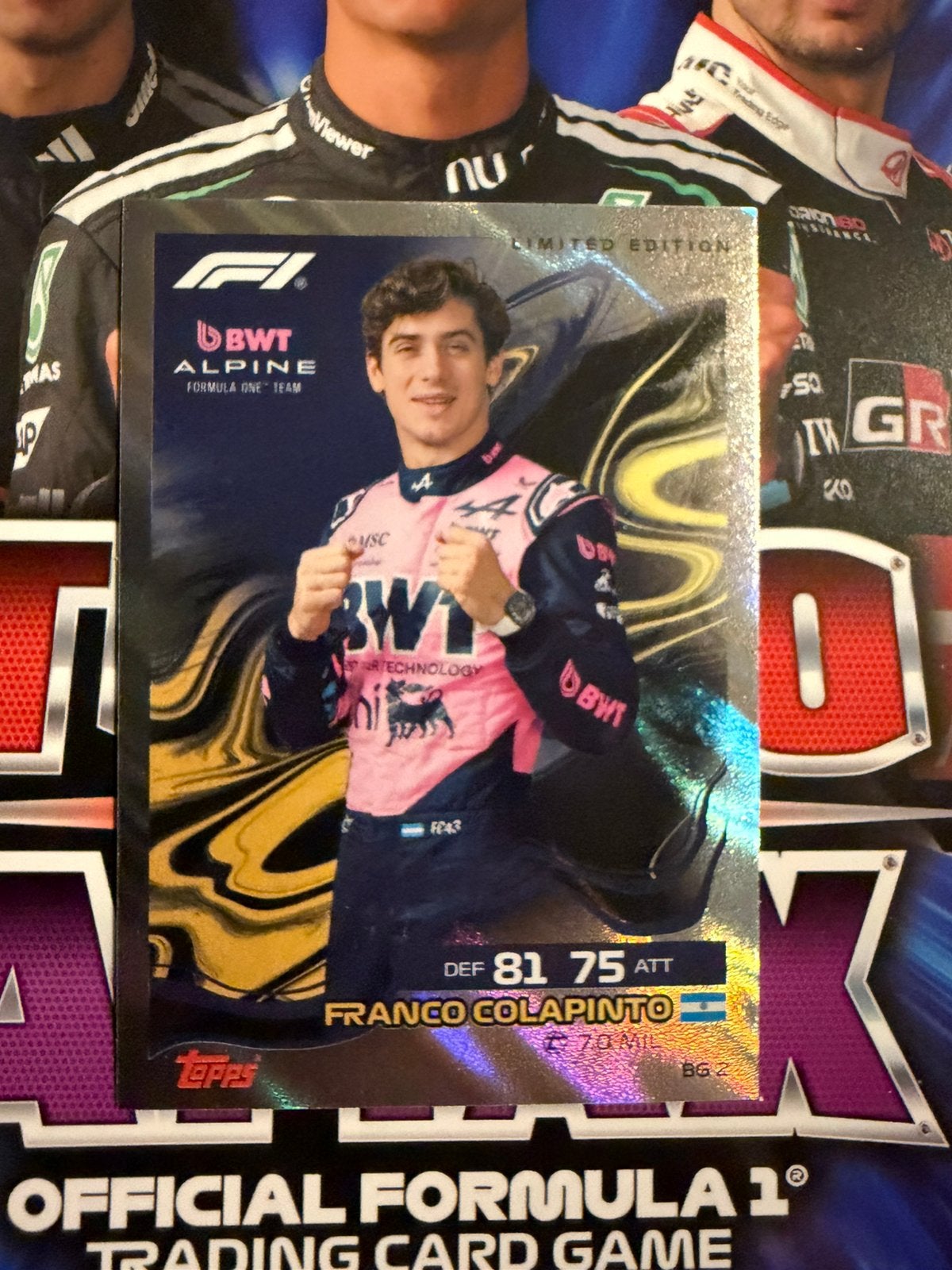 Topps F1 2026 BG2 Colapinto, Ophalen of Verzenden, Zo goed als nieuw, Formule 1