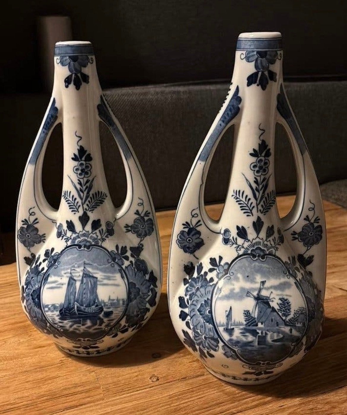 Antieke Mosa Maastricht 'Oorvaas' – Louis Regout Dec 515, Antiek en Kunst, Ophalen of Verzenden