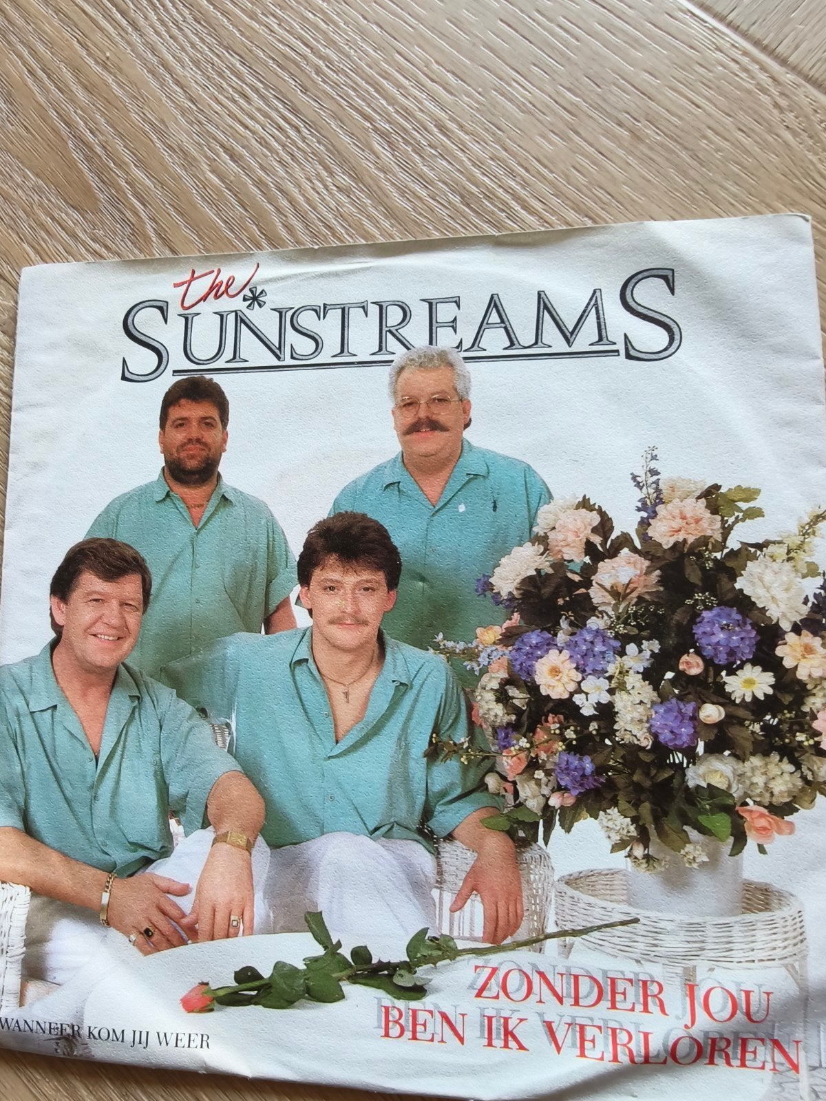 The Sunstreams - Zonder Jou Ben Ik Verloren / Wanneer Kom Ji, Gebruikt, 7 inch, Ophalen of Verzenden, EP