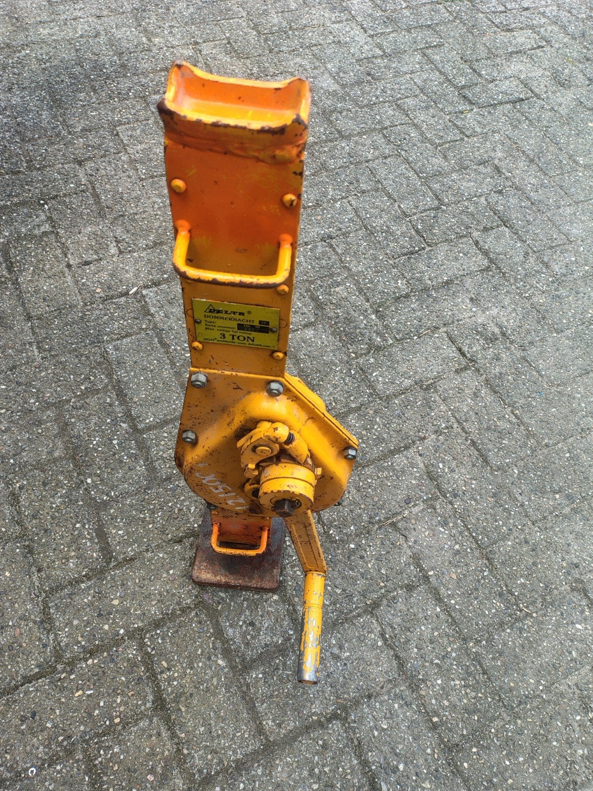 3 ton dommekracht professioneel, Ophalen, Gebruikt