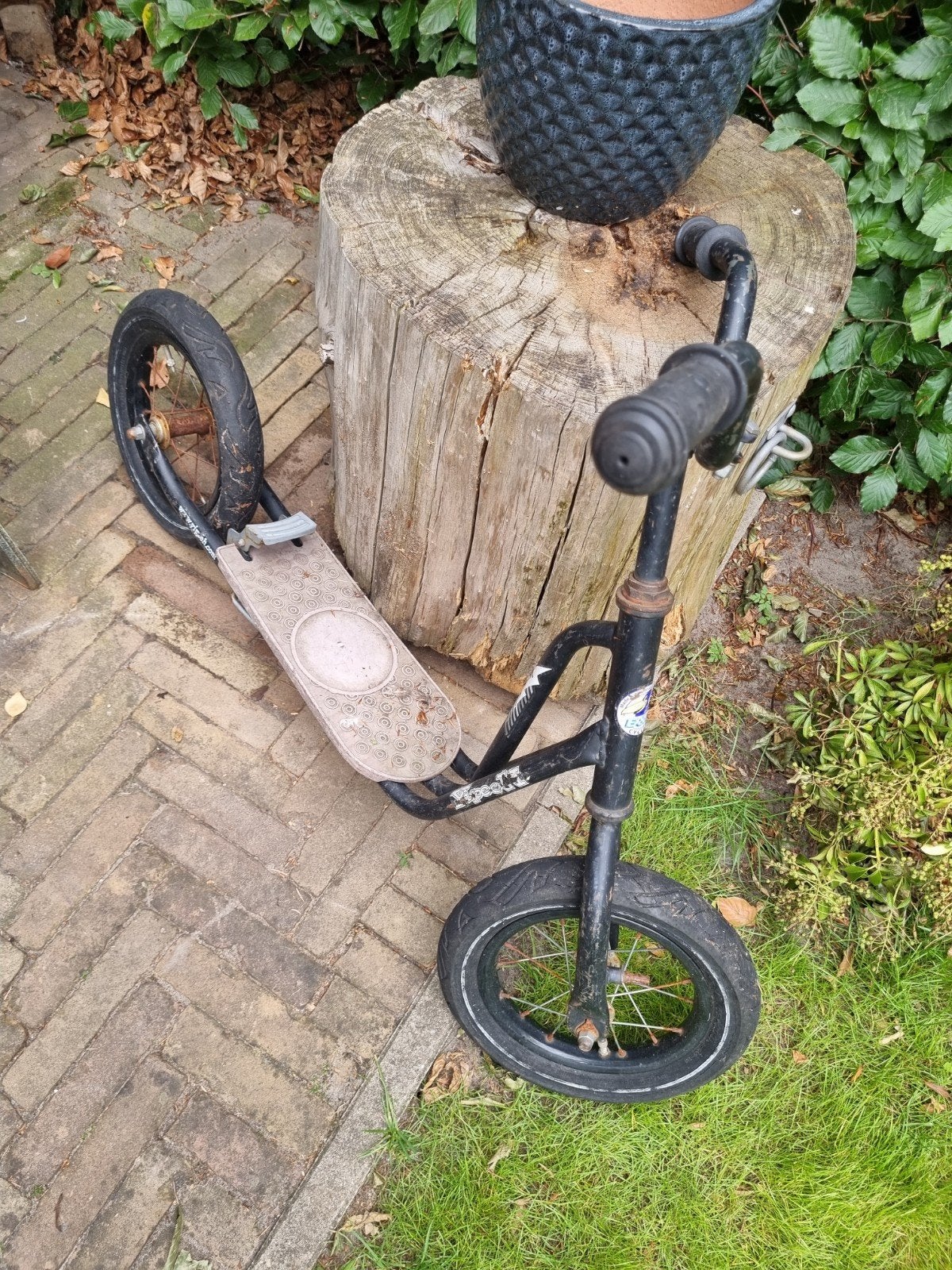 Gratis zwarte step, Ophalen, Gebruikt, Gewone step