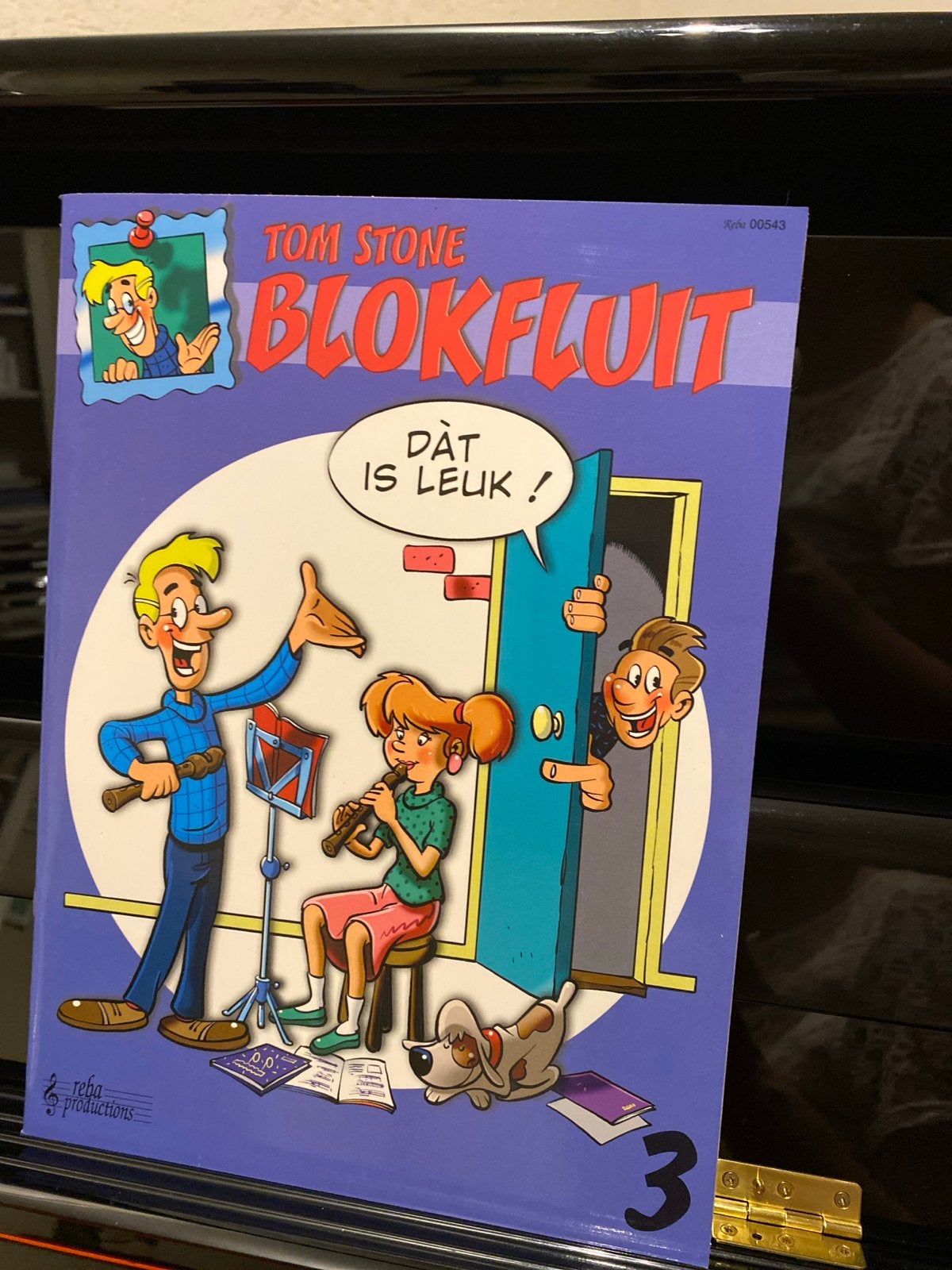 Tom Stone Blokfluit: Dat is Leuk! Deel 3 - Splinternieuw, Muziek en Instrumenten, Blaasinstrumenten | Blokfluiten, Ophalen, Nieuw