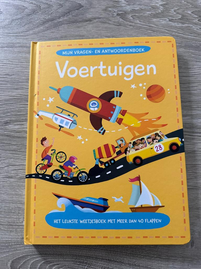 Voertuigenboekje met flapjes, Ophalen of Verzenden, Zo goed als nieuw