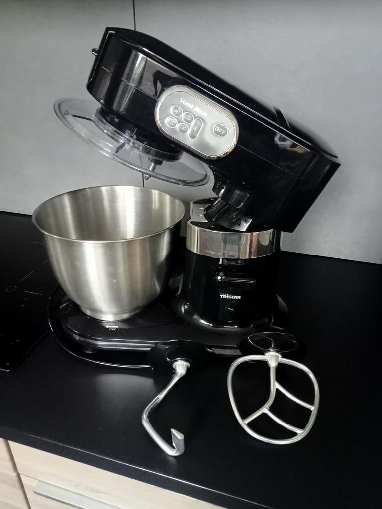 Tristar Keukenmachine/Mixer (zonder garde), 3 tot 4 liter, Ophalen, Gebruikt, 3 snelheden of meer
