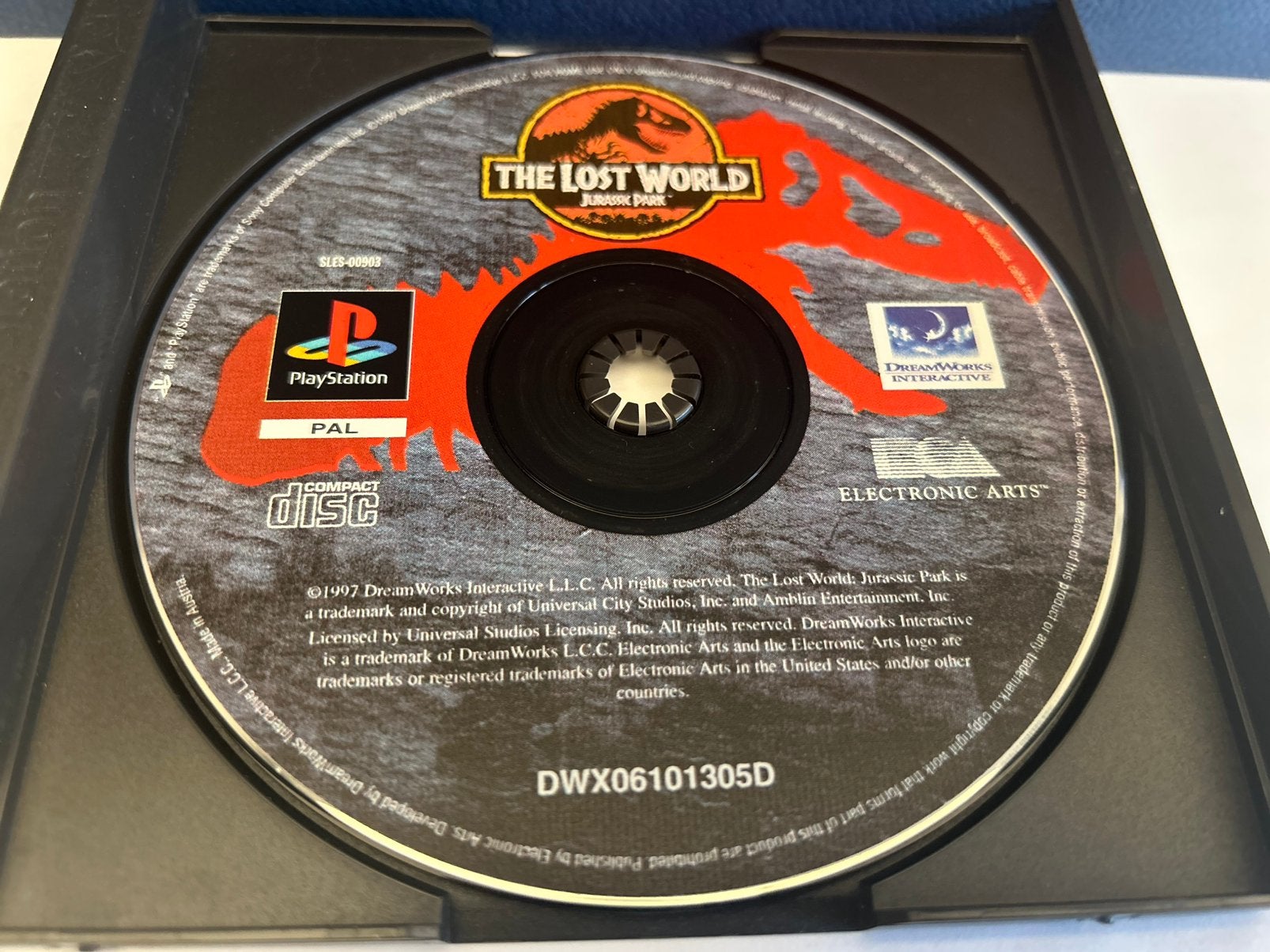 The Lost World Jurassic Park / Disc Only / Playstation 1 PS1, Avontuur en Actie, 1 speler, Ophalen of Verzenden, Zo goed als nieuw