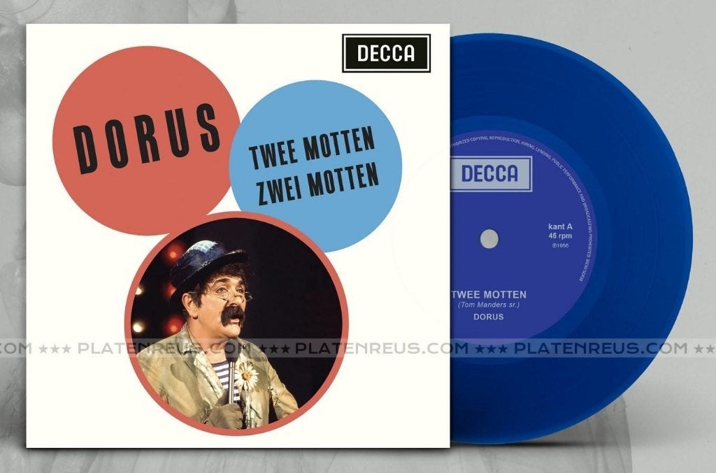 7" Single Dorus – Twee Motten Zwei Motten RSD 2025 Nieuw, Geseald, 7 inch, Ophalen of Verzenden, Pop