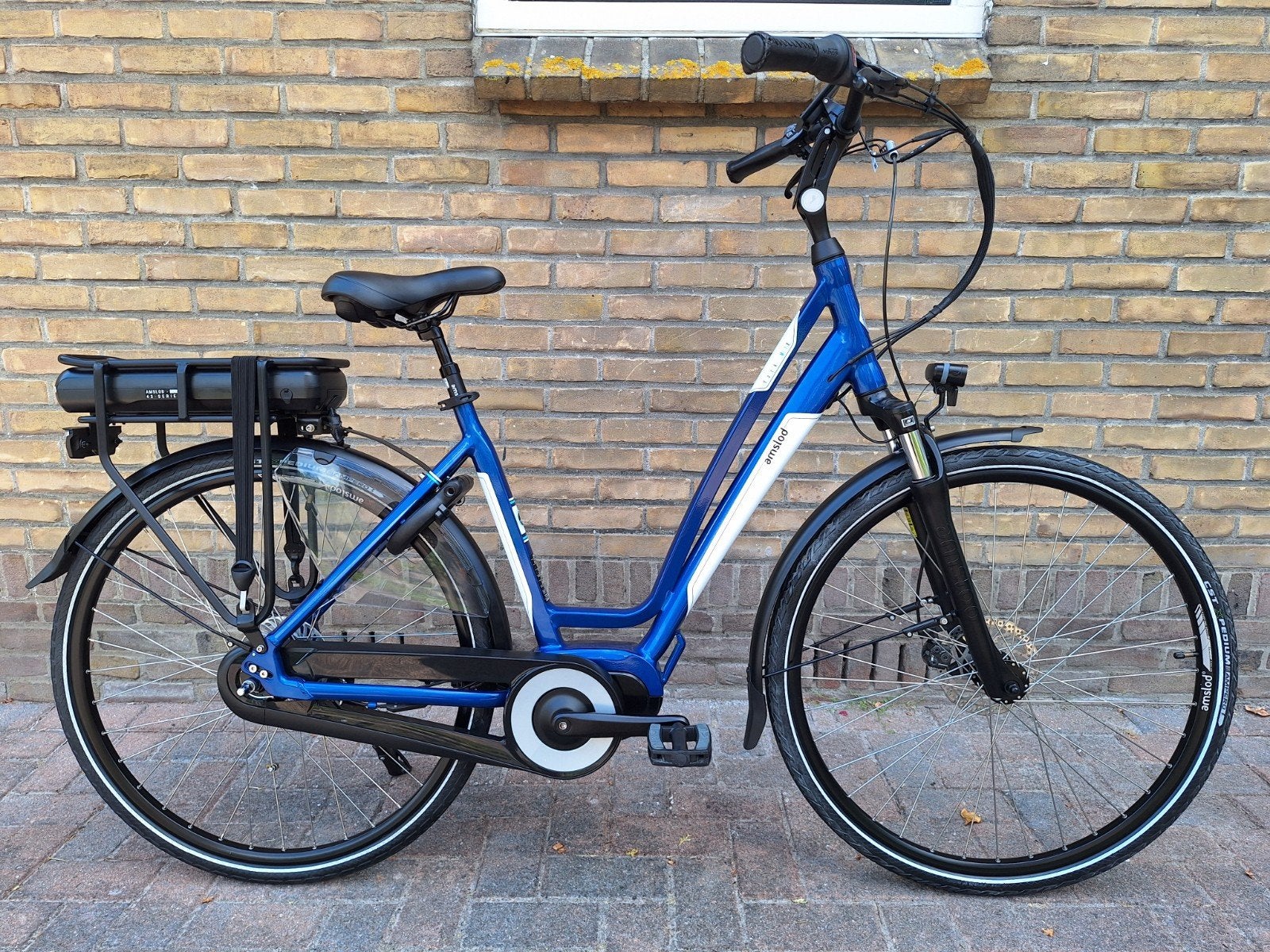 Amslot York mtx 887km! bafang, Zo goed als nieuw, 51 tot 55 cm, 50 km per accu of meer, Ophalen