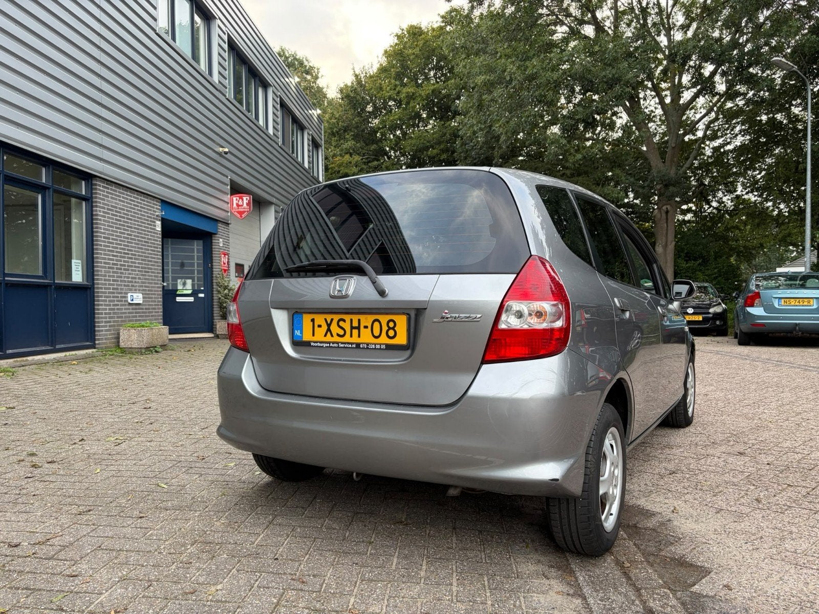 Honda Jazz 1.2 Cool 2005 Grijs Airco, Auto's, Voorwielaandrijving, 40 €/maand, 4 cilinders, Handgeschakeld