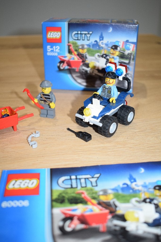LEGO City Politie Quad - 60006 COMPLEET, Compleet, Lego, Ophalen of Verzenden, Complete set