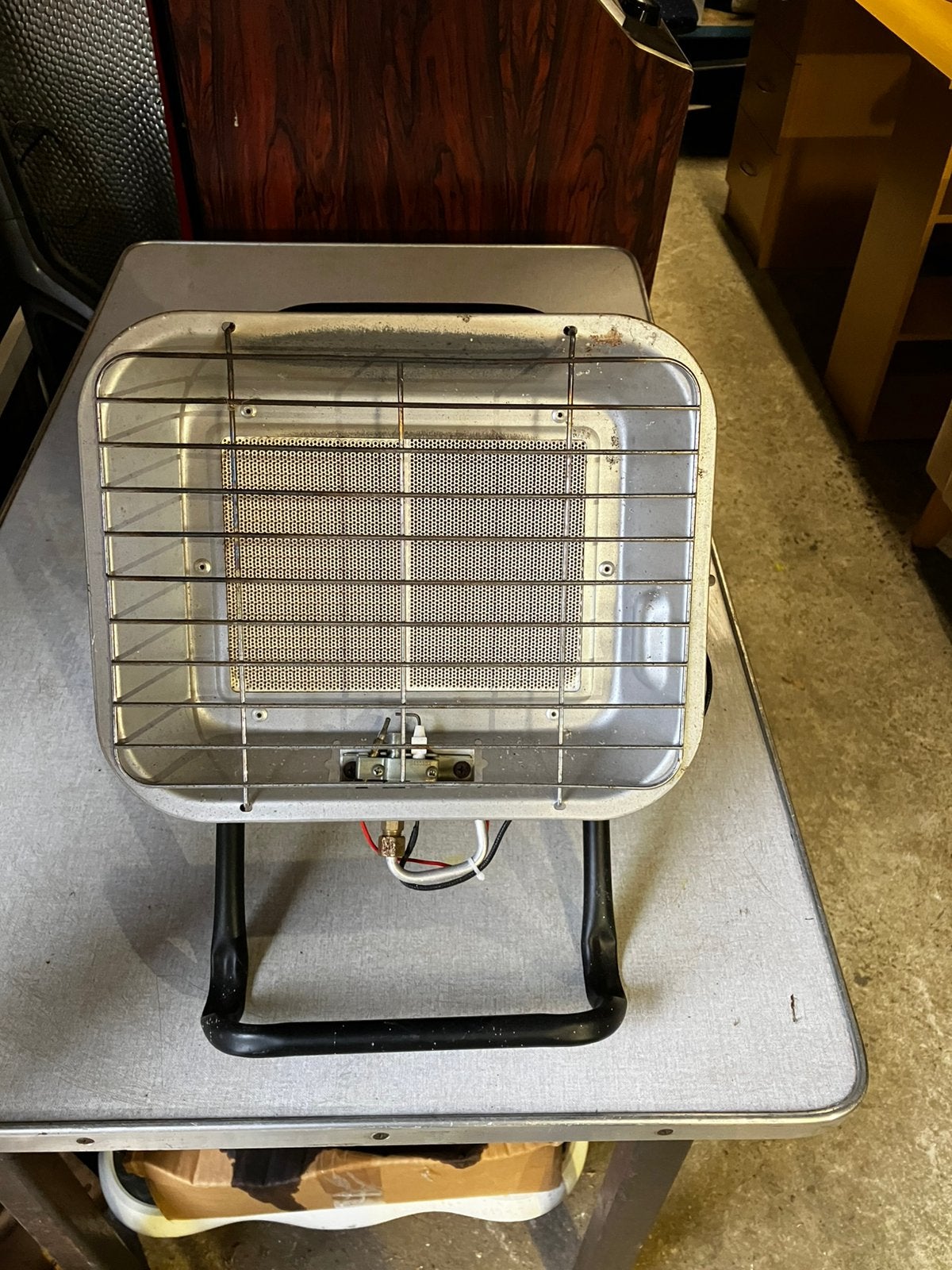 Gas terrasverwarmer infrarood, Ophalen of Verzenden, Zo goed als nieuw