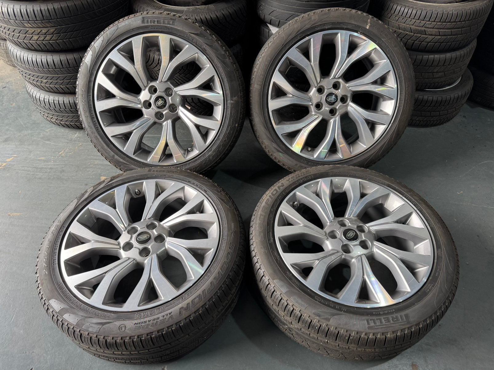 21” Originele Range Rover Velgen All Season Banden 275/45/21, 275 mm, Banden en Velgen, Nieuw, All Season