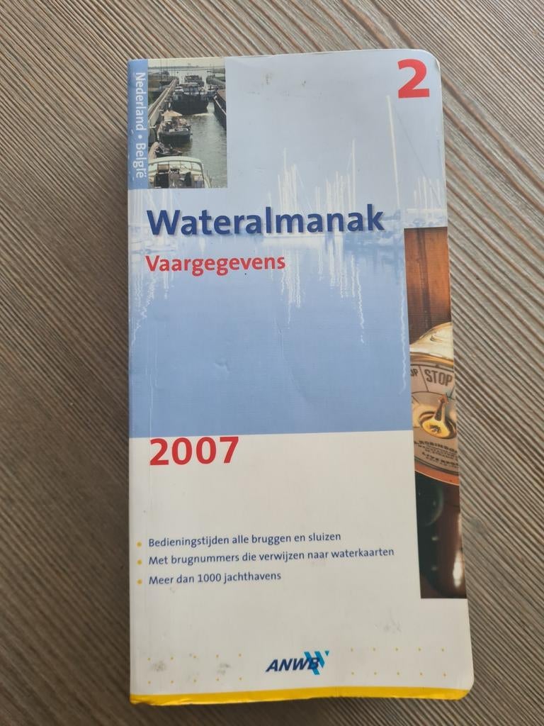 ANWB Wateralmanak 2, Watersport en Boten, Ophalen of Verzenden, Zo goed als nieuw, Boek of Waterkaart