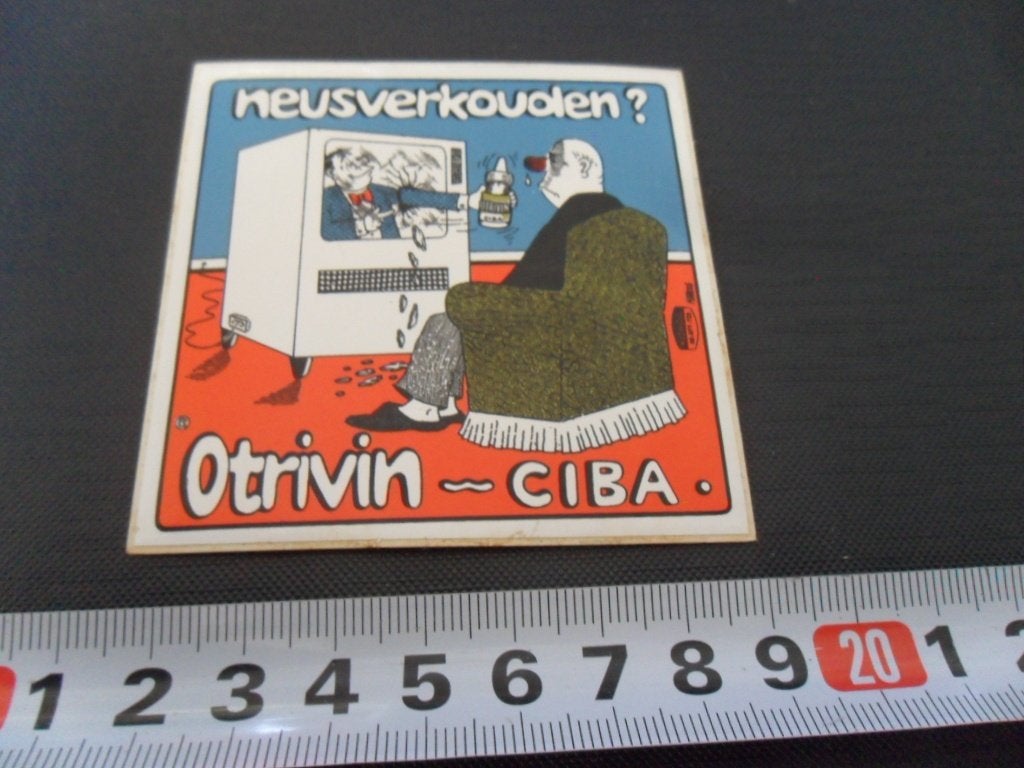 sticker Neusverkouden ? OTRIVIN CIBA, Ophalen, Zo goed als nieuw