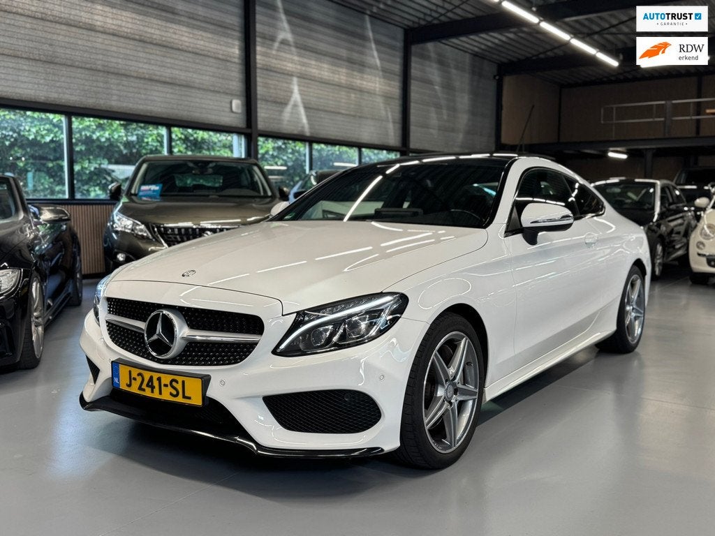 Mercedes-Benz C-klasse Coupé 250 Edition 1 AMG LINE PANO, Auto's, Automaat, Achterwielaandrijving, Euro 6, 4 cilinders