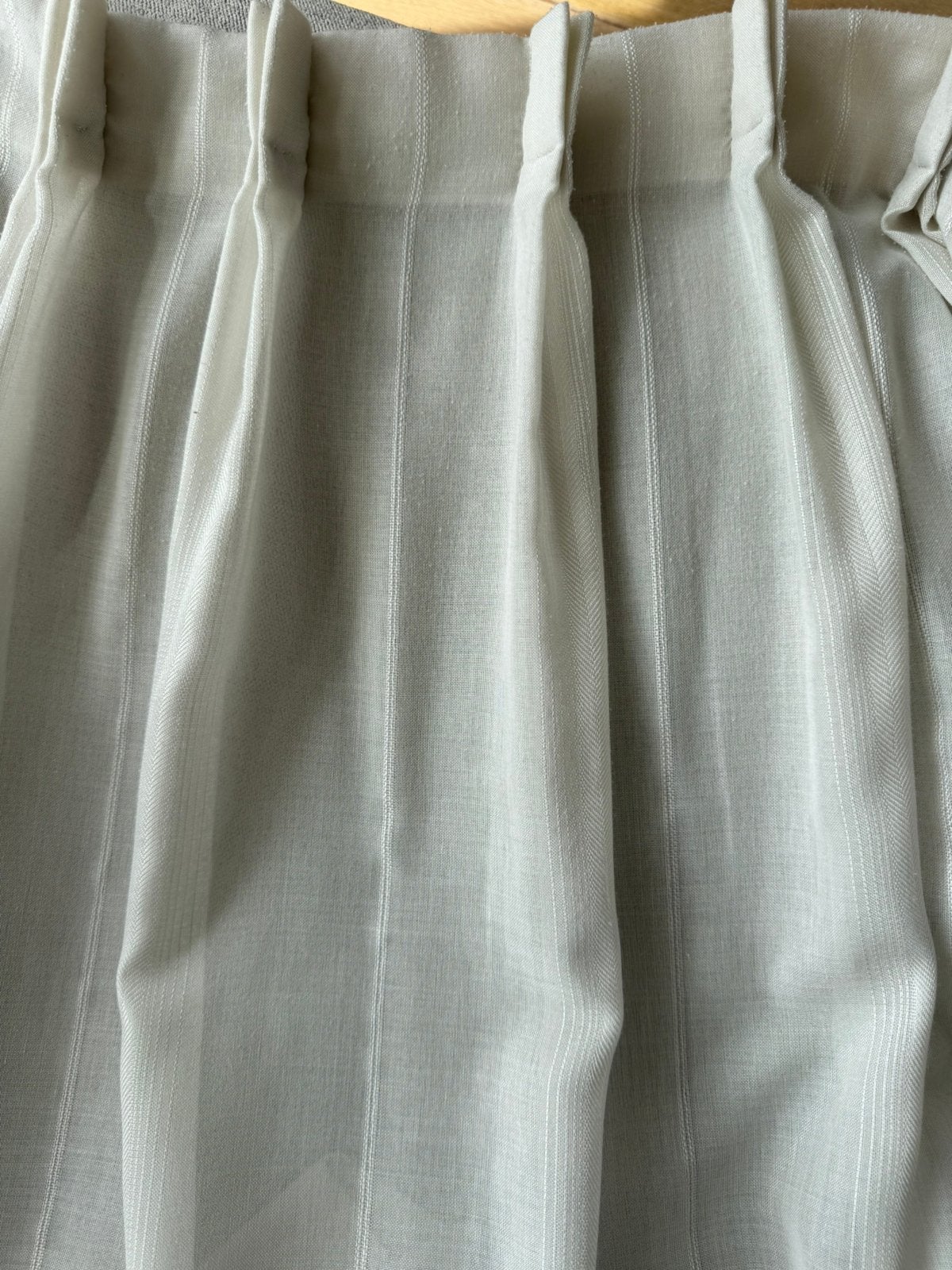 Vitrage off white B=ca.152cm x L=215cm (2 st.), 200 cm of meer, Wit, 150 tot 200 cm, Ophalen of Verzenden