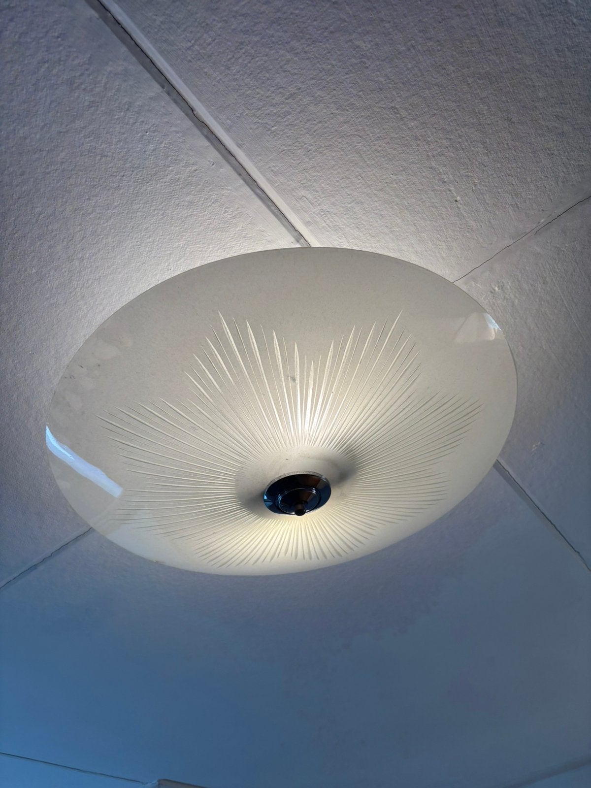 Plafonniere, Ophalen, Gebruikt, 50 cm, Vintage