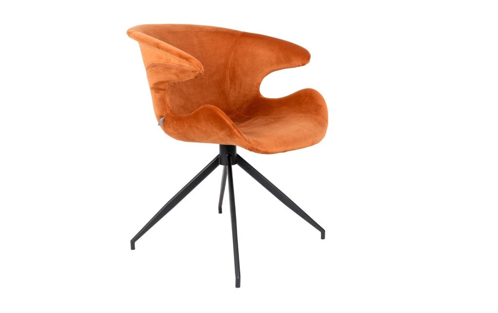 Zuiver Mia Eetkamerstoel Oranje Armleuningen €369 p stuk nu, Overige kleuren, Nieuw, Ophalen of Verzenden, Zuiver