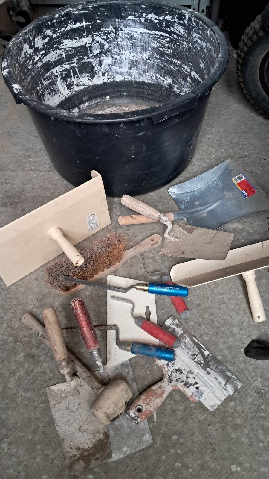 Diverse gereedschap voor stuc- en metselwerk, Ophalen, Gebruikt, Overige typen, Overige merken