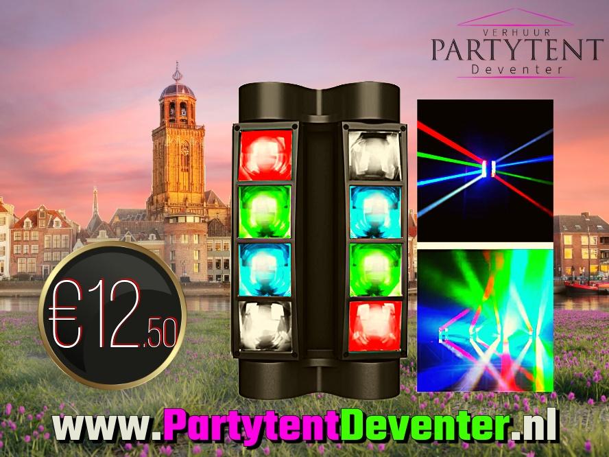 Feestje! te huur: Moving head spider beam, partytent etc., Ophalen, Nieuw, Overige