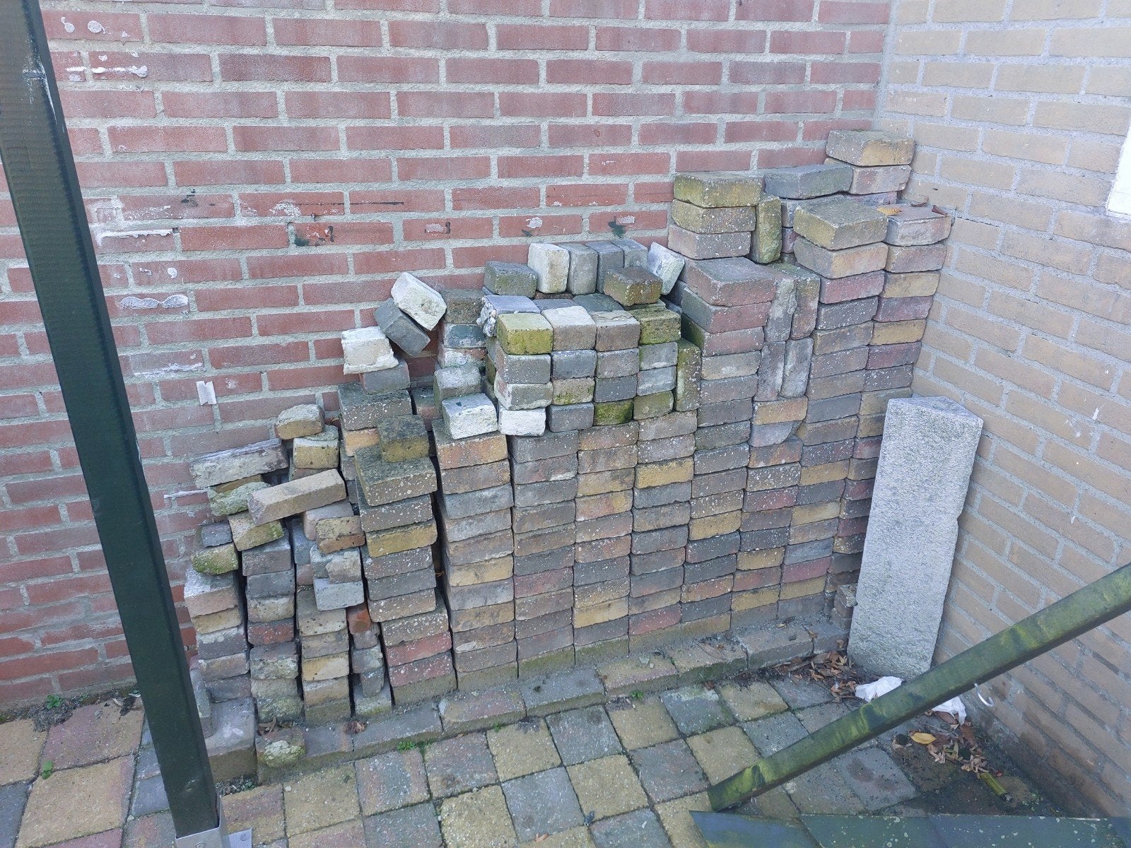 Gratis ophalen: tegels, Tuin en Terras, Ophalen, Gebruikt, Terrastegels