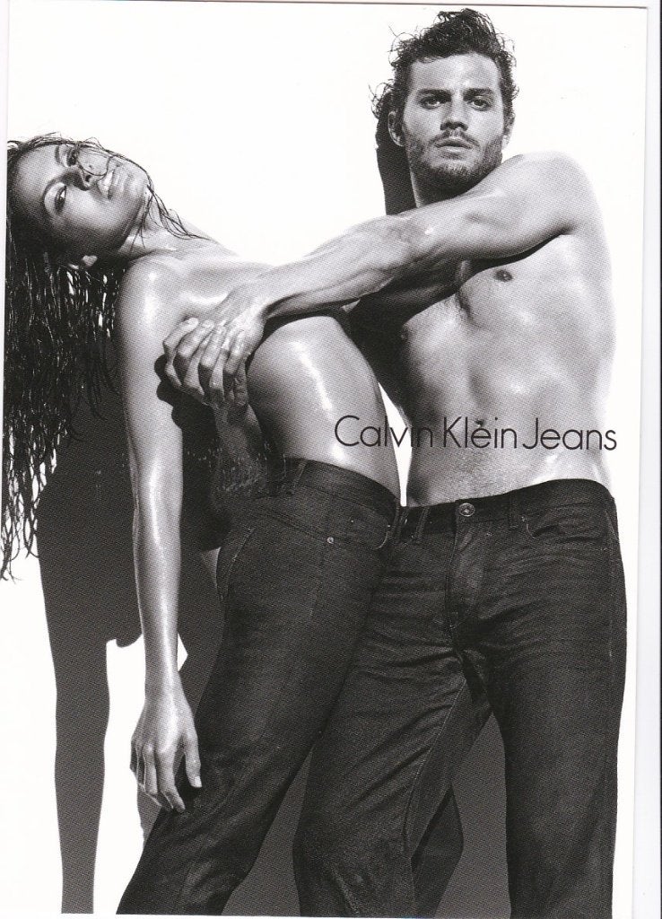 Calvin Klein Jeans / Sexy reclamekaart., Ophalen, 1980 tot heden, Ongelopen, Cultuur en Media