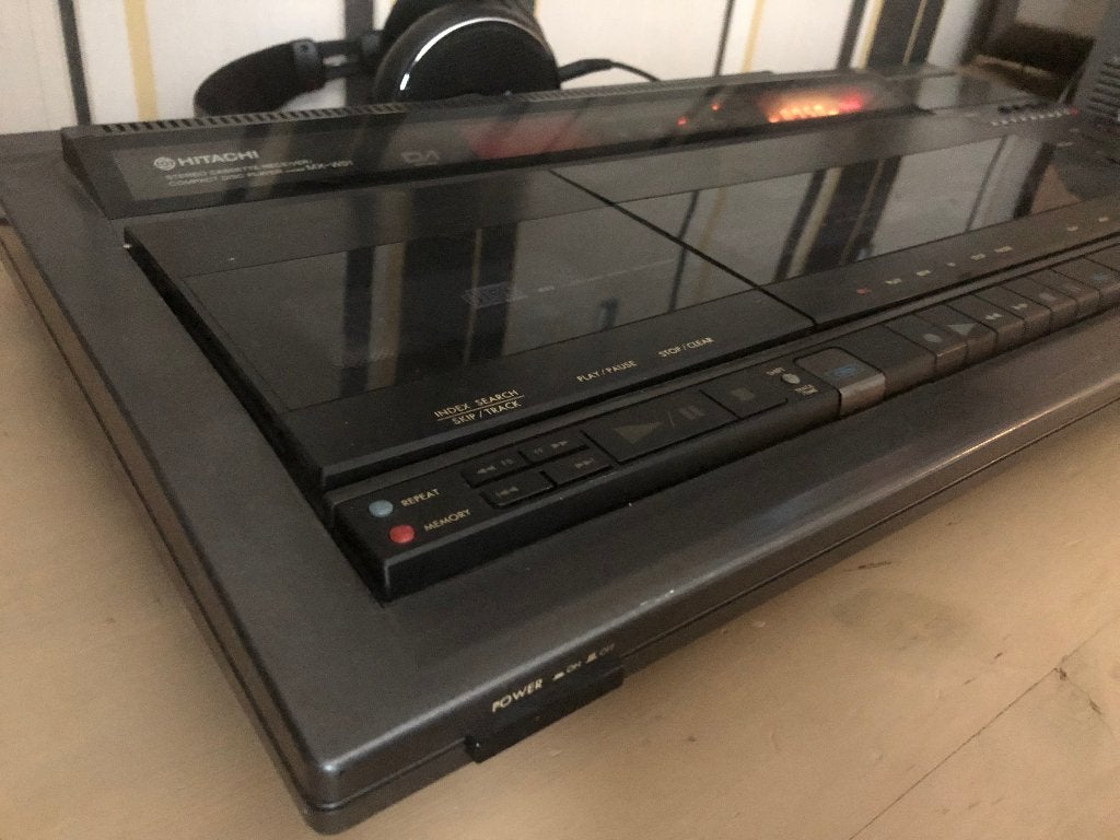 Hitachi MX-W01 Opus 1 Slimline - werkend, Audio, Tv en Foto, Stereo-sets, Ophalen of Verzenden, Gebruikt, Tuner of Radio, Overige merken