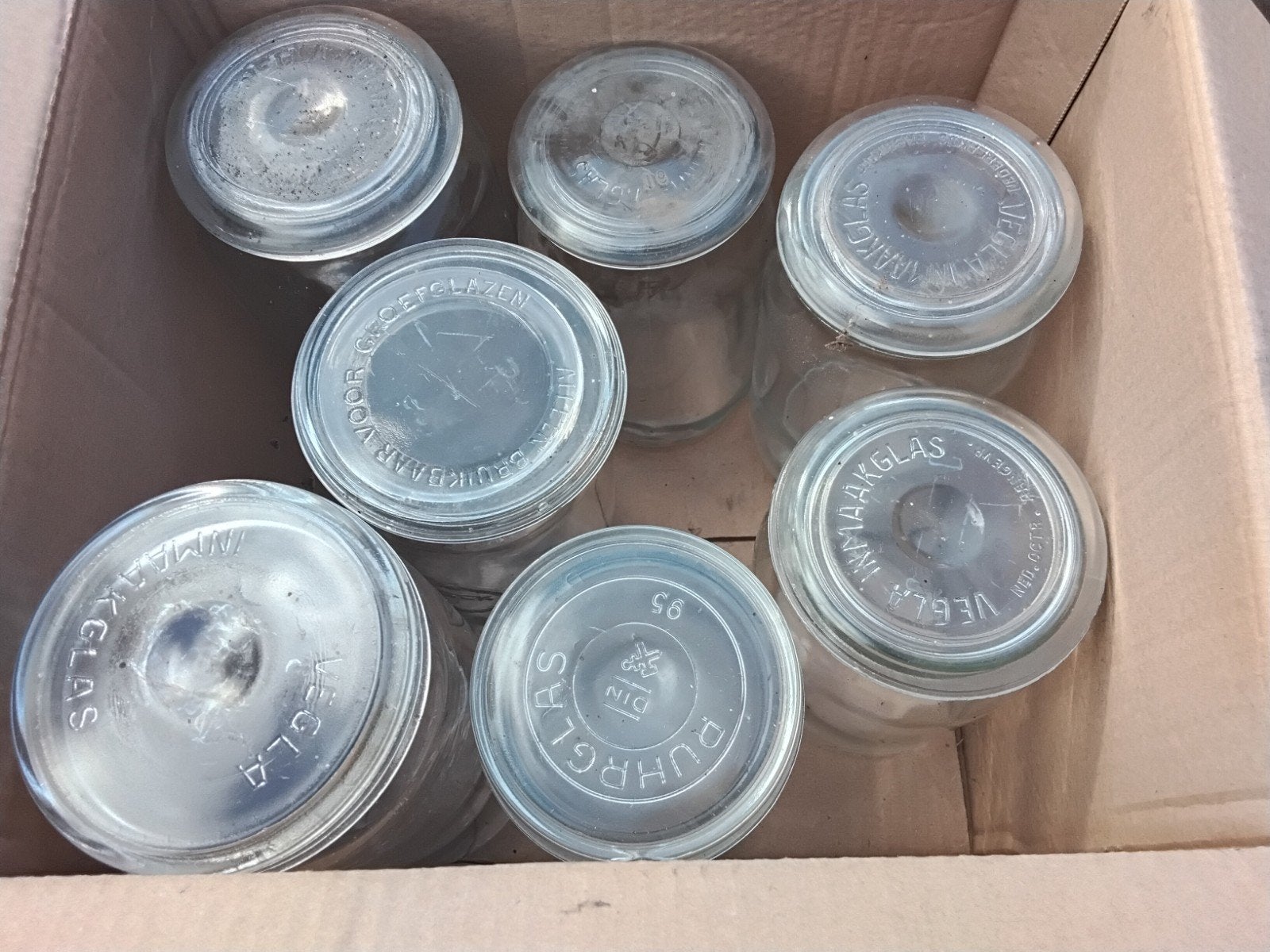 weckpotten diverse maten, Ophalen of Verzenden, Glas, Pot, Bus of Blik