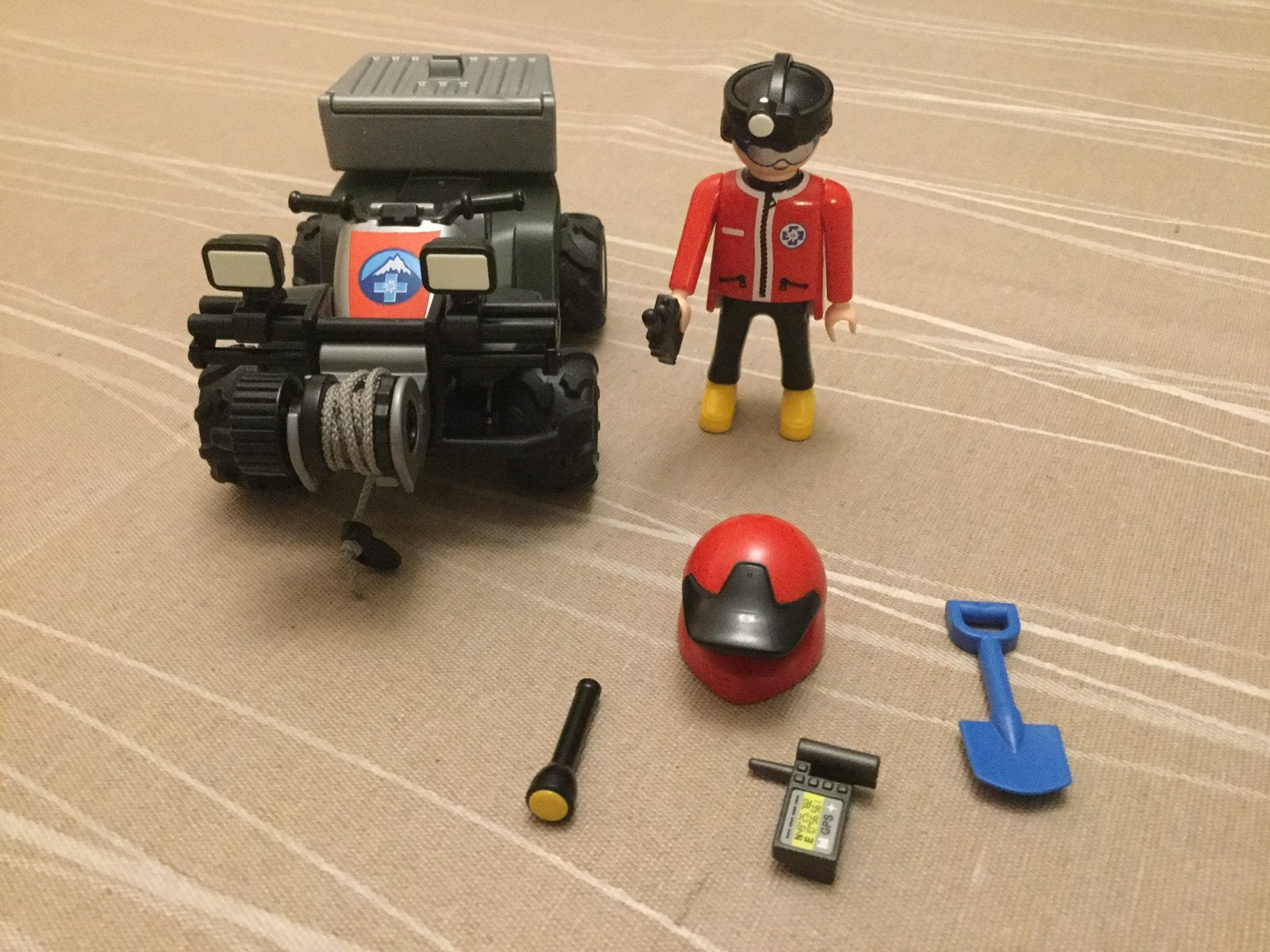 Playmobil reddings quad in de bergen 5429, Ophalen of Verzenden, Zo goed als nieuw