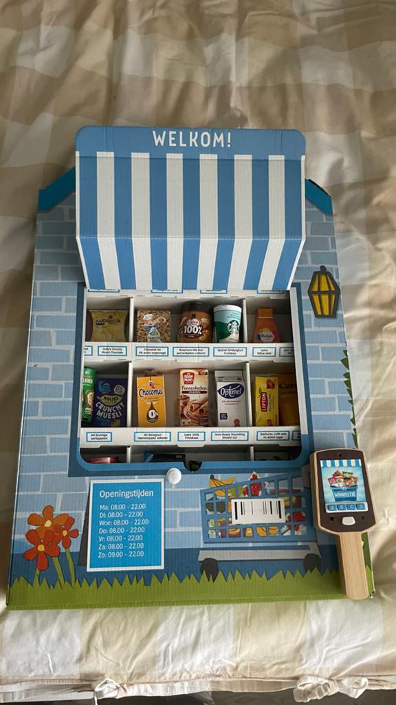 AH Hamsterwinkel met 48 mini's en scanner, Kinderen en Baby's, Ophalen of Verzenden, Zo goed als nieuw, Jongen of Meisje