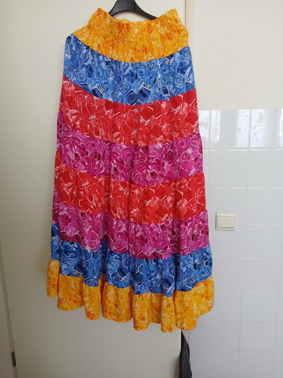 QUENNIE  nieuwe kleurijke lange rok mt 42 44, QUENNIE, Overige kleuren, Verzenden, Maat 42/44 (L)