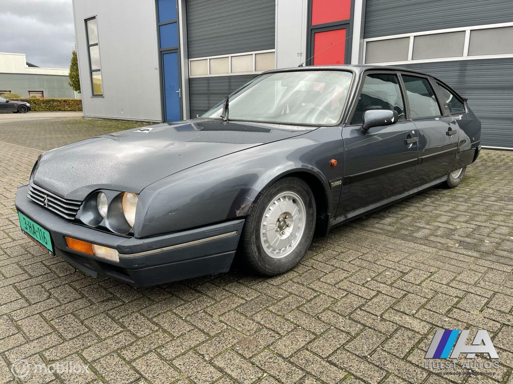Citroen CX 2.5 GTI Turbo 2 | 1988 | Morette | Airco |NL --PR, Auto's, 2500 cc, Stof, Zwart, Bedrijf